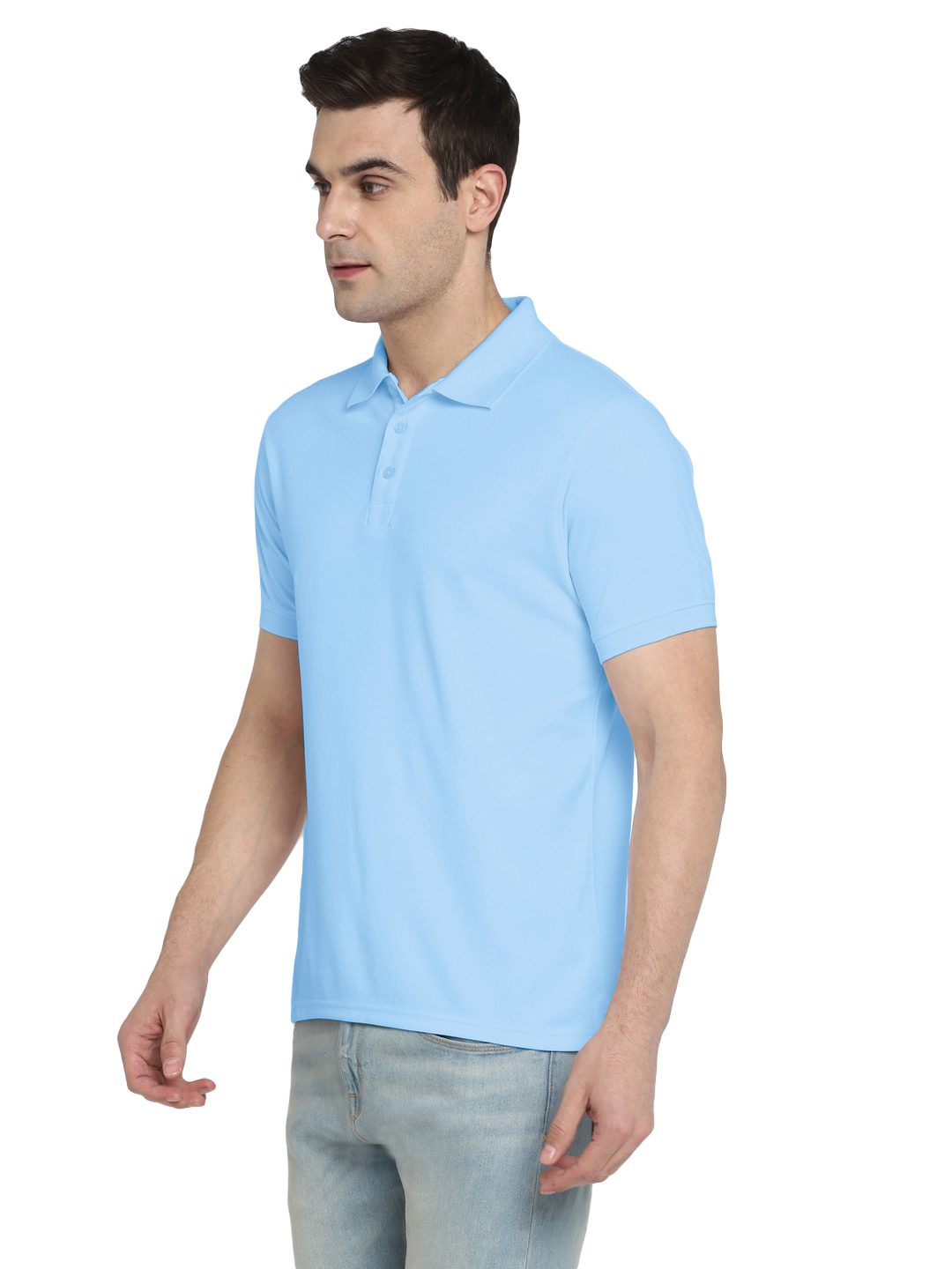 TwinTex polo T-shirt – Powder Blue